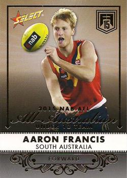 2015 Select Future Force - All-Australian Under 18 Team #AA14 Aaron Francis Front